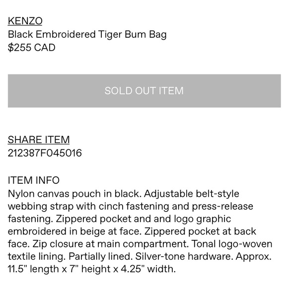 Kenzo Pouch - Picture 6 of 12